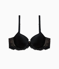 Vivid Attraction T-Shirt Bra: Black