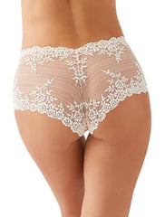 Embrace Lace® Boyshort: Sand/Ivory