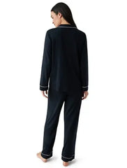 Lease to Lounge Pajama Set: Black